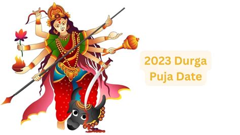 Durga Puja 2023 Date: Mark Your Calendar for this Celebratory Spectacle