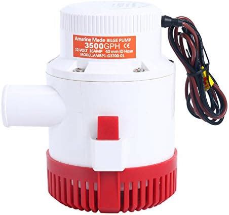 Amazon Amarine Made 3700 GPH 12v Boat Marine Plumbing Electric