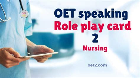 OET Speaking Overview And Roleplay Structure Englishey