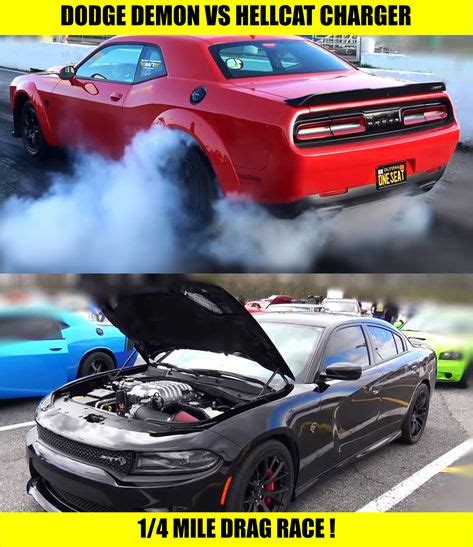 Dodge Challenger Srt Demon Vs Hellcat Hero Honda Bike New Uae