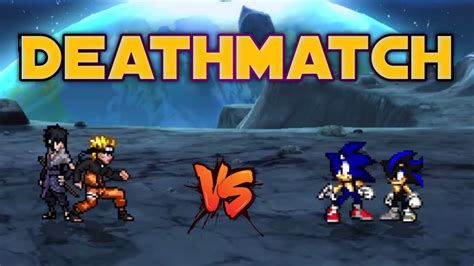 Naruto OP All Form Sasuke Rinnegan VS Sonic All Form Seelkadoom