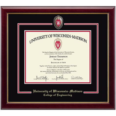 Church Hill Classics School Diploma Frame Engineering University Book