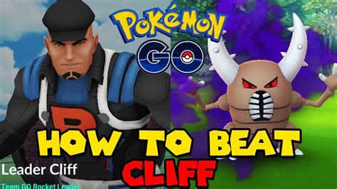 How to beat Cliff in Pokémon Go Best counters team lineup and