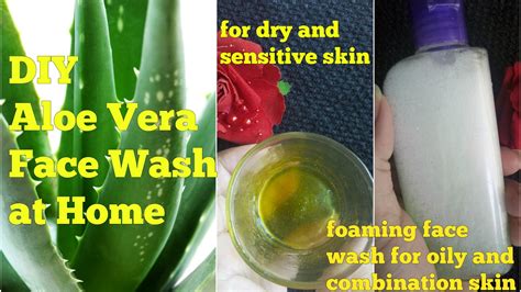 Diy Homemade Aloe Vera Face Wash In Hindi Diy Facial Foaming Face