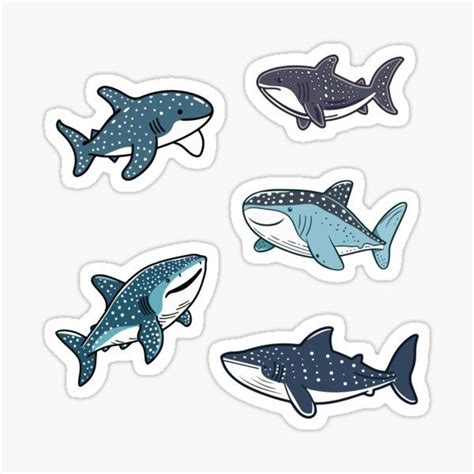 "Blue Whale Shark Pack - Adorable Cute Whale Shark Set - Shark Lover ...