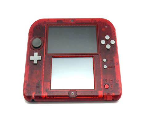 Nintendo Ds Console Transparent Red Grade B Condition Baxtros