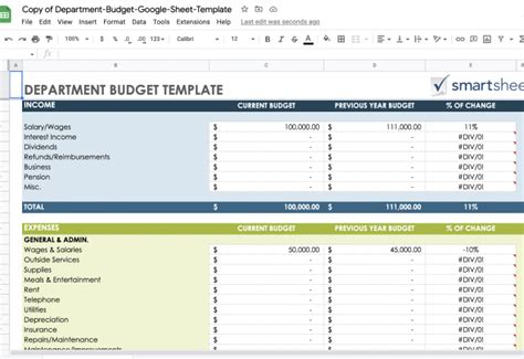 Top 5 free finance templates in Google Sheets - Sheetgo Blog