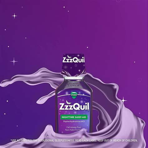 Zzzquil Nighttime Sleep Aid Liquid 50 Mg Diphenhydramine Hcl Warming Berry Flavor 12 Fl Oz Twin Pack