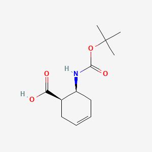 R S Tert Butoxycarbonyl Amino Cyclohex Enecarboxylic Acid