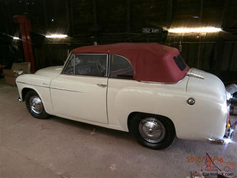 Hillman Minx Convertible Mark 8 Ohv Engine 1955 1390 Cc Lovely Car