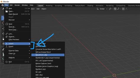 Blender Import And Export OBJ File Format