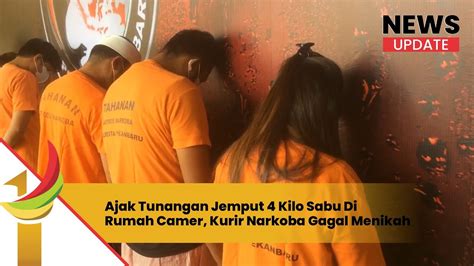 Ajak Tunangan Jemput Kilo Sabu Di Rumah Camer Kurir Narkoba Gagal