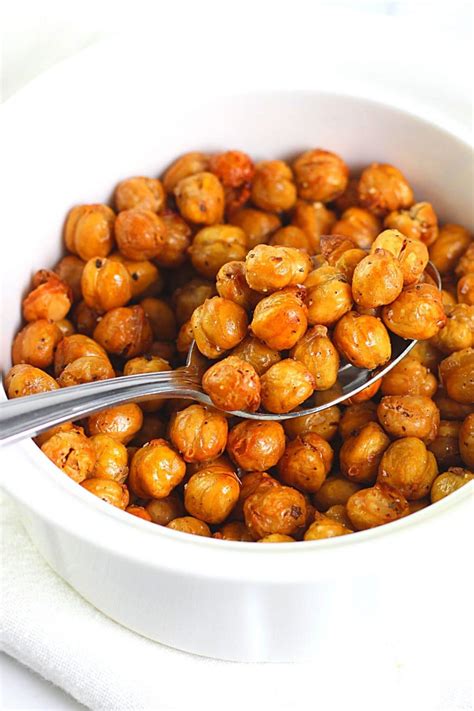 Crispy Roasted Air Fryer Chickpeas Now Cook This