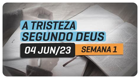 A Tristeza Segundo Deus Pr Alexandre Marques 04 06 2023 YouTube