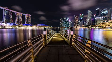 Marina Bay Night Singapore Wallpapers - Wallpaper Cave