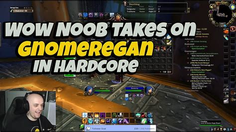 Wow Classic Hardcore Noob Takes On Gnomeregan Youtube