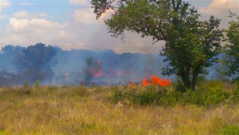 Crews Battle 5 Acre Brush Fire Off Of Sh 45