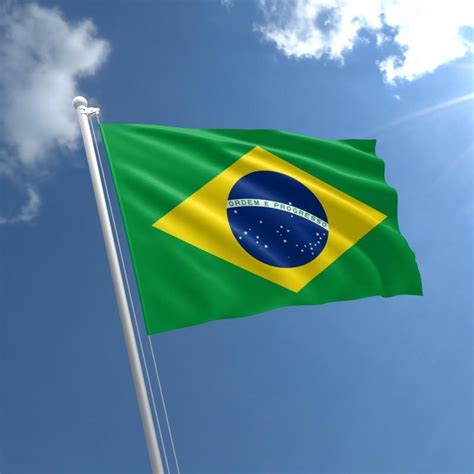 Grote Braziliaanse vlag XXL Stormvlag van Brazilië 150 x 250 cm bol