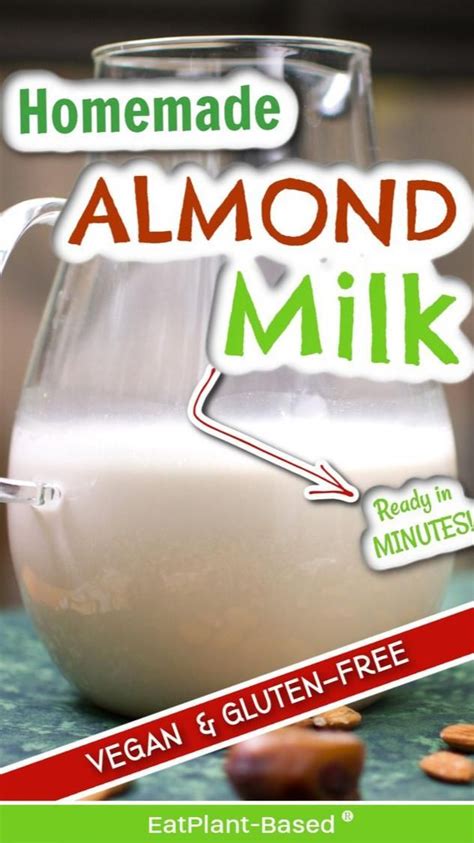 Homemade almond milk in the almond cow – Artofit