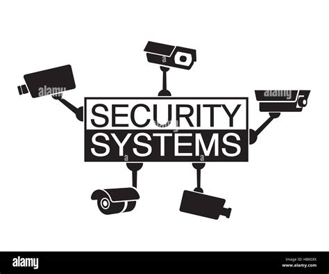 Logo design element Security systems Stock Photo - Alamy