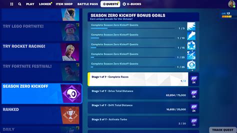 All Quests And Rewards In Fortnite Rocket Racing Prima Games