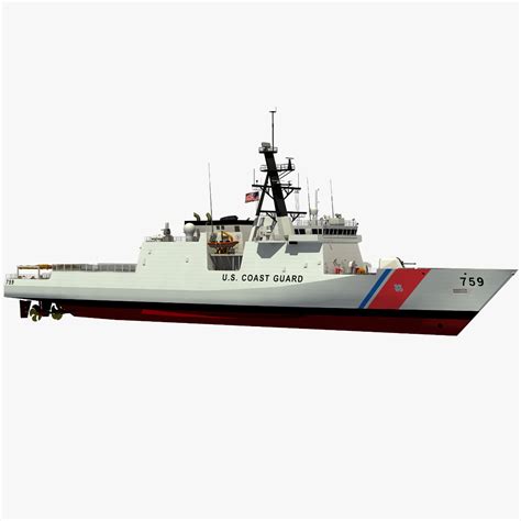 Uscgc Calhoun Legend Class Us Cutter Coast Guard D Turbosquid