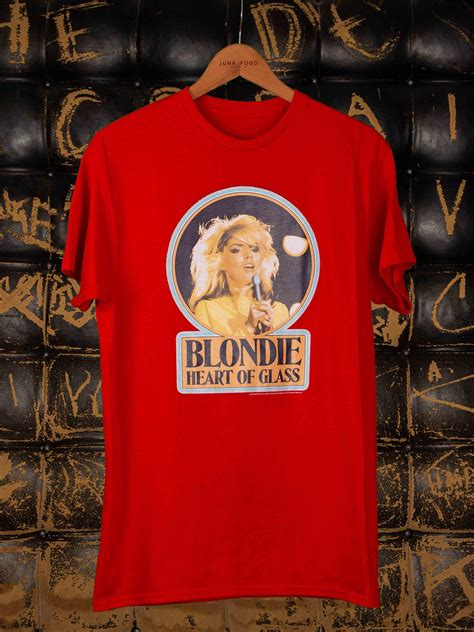 Womens Blondie Heart Of Glass Flea Market Tee Junk Food Clothing