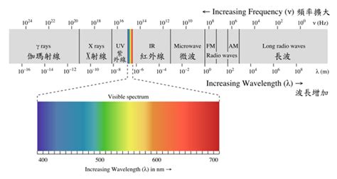 人类可见光谱区的颜色识别 123仪器商城