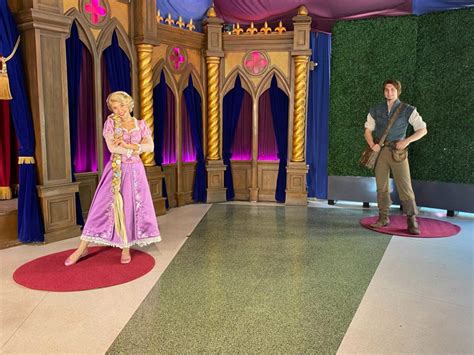 PHOTOS, VIDEOS: New Distanced Princess Character Meet & Greets With Rapunzel, Snow White, Ariel ...