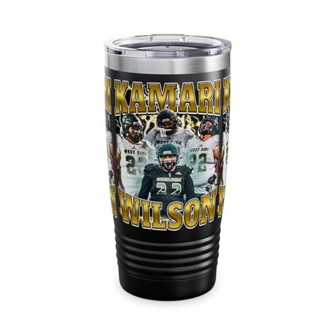 Kamari Wilson Stainless Steal Tumbler – Hometown Hero