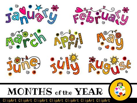 Months Vector Clipart Eps Images Months Clip Art Sexiezpicz Web Porn