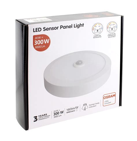 Plafón Led 24W 22W 20W 18W Sensor movimiento 4CCT LEDBOX