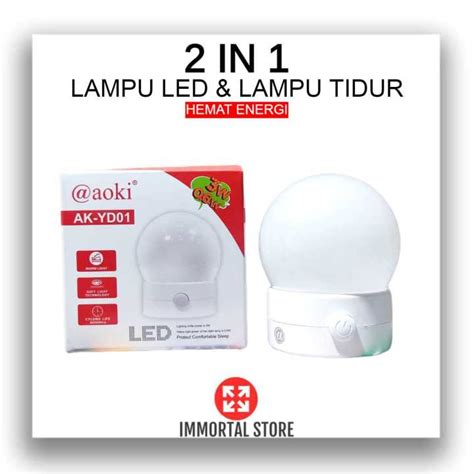 Lampu Tidur Bedside Aoki Ak Yd01 Lampu Kamar Tidur Dinding 2 In 1