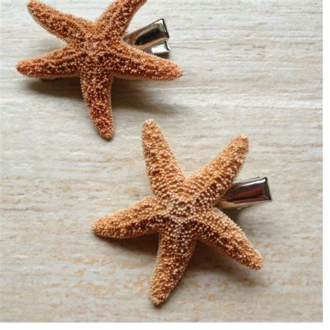 Starfish Hair Clip Etsy