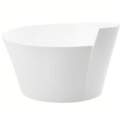 Villeroy Boch New Wave White Porcelain 11 In Round Serving Bowl