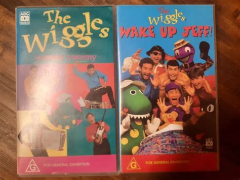 Vhs Tape The Wiggles Yummy Yummy Wake Up Jeff Original Cast