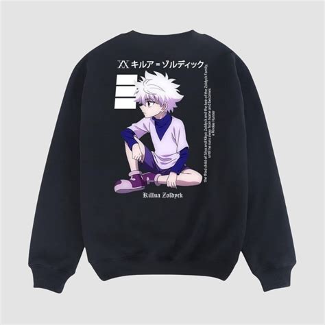 Jual Crewneck Killua X Hunter X Hunter Jaket Sweater Anime Jepang