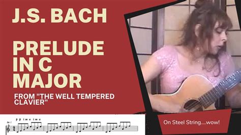 J S Bach Prelude In C Major Bwv From The Well Tempered Clavier