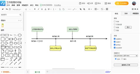 时间轴怎么做？分享一个简单制作方法 迅捷画图