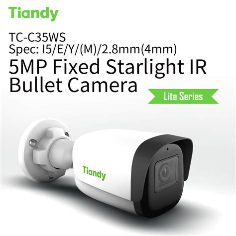 Buy Tiandy Ip67 Motion Detection Poe Cctv Camera Night Vision