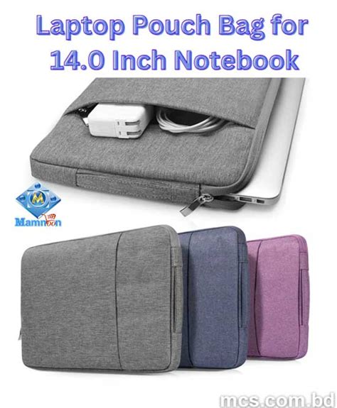 Laptop Pouch Bag For Inch Notebook With Zipper Mcs