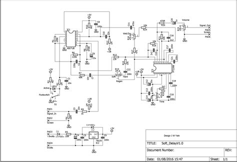 DIY Reverb Pedal Circuit Spring Hall Reverb With PT2399 IC 59 OFF