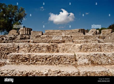 Olympia Temple of Zeus Stock Photo - Alamy