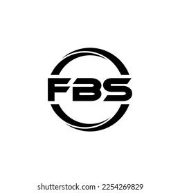 Fbs Letter Logo Design Illustration Vector Stock Vector (Royalty Free) 2254269829 | Shutterstock