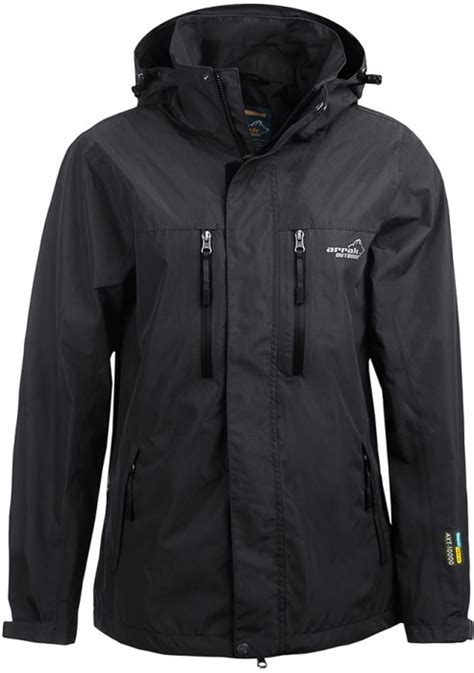 K P Arrak M S Rain Jacket Black P Widforss Se