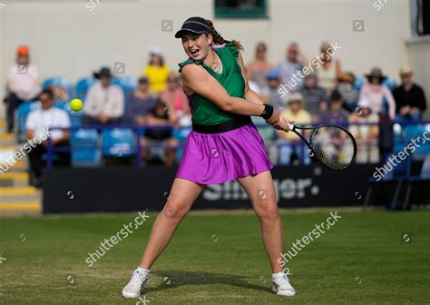 Latvias Elena Ostapenko Wearing Tennis Dress Editorial Stock Photo ...