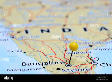 Bangalore India City Map Hi Res Stock Photography And Images Alamy