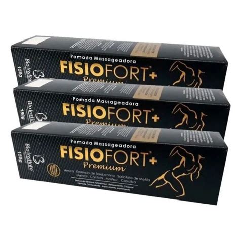 Kit Pomada Fisiofort Premium Bio Instinto G Shopee Brasil