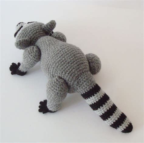 Raton Laveur Au Crochet Motif Pose Raton Laveur En Motif Raton Etsy