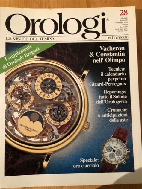 Rivista Orologi Le Misure Del Tempo Nr Eur Picclick It